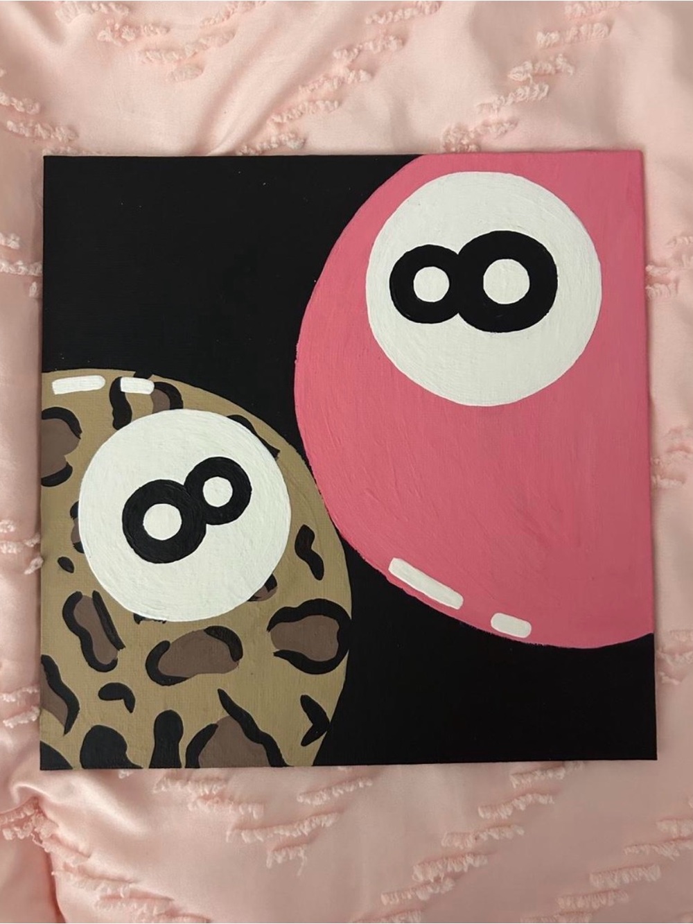Handmade 8 Ball Painting